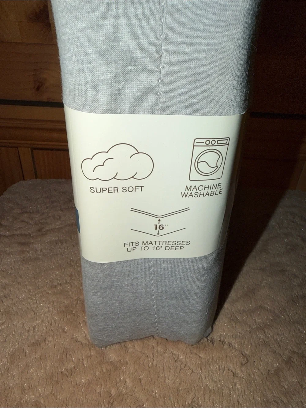 The Farmhouse Jersey Knit 3-Piece Sheet Set - Twin/Twin XL Heather Gray